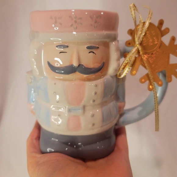 💕New Holly and Joy Pink Nutcracker Mug New With Tags Pinkmas mug Pink and blue - Picture 3 of 6
